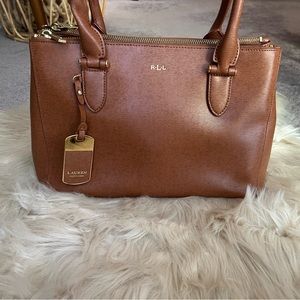 Ralph lauren Newbury medium satchel NWOT